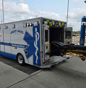 Great Lakes Patient Services ambulance PT-03 with Stryker Autoload