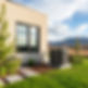 landscape view of new and modern home that is located in provo utah and on the outside of