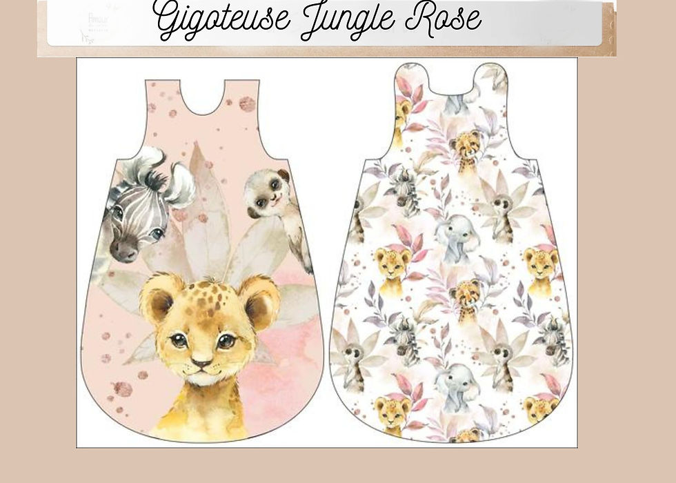 Gigoteuse Jungle Rose