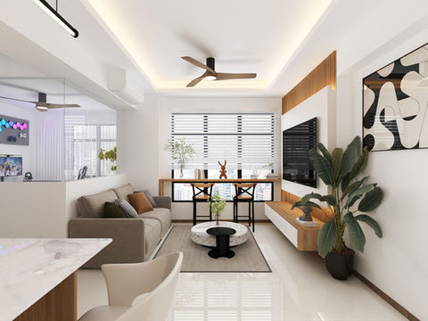 Image 64: A Soft Minimalist Sanctuary for Everyday Living