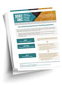 Thumbnail image of downloadable free tobacco treatment toolkit