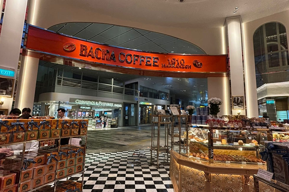 Bacha Coffee Mega Shop, Changi Airport, T3