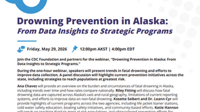 Upcoming Alaska Drowning Prevention and Data webinar
