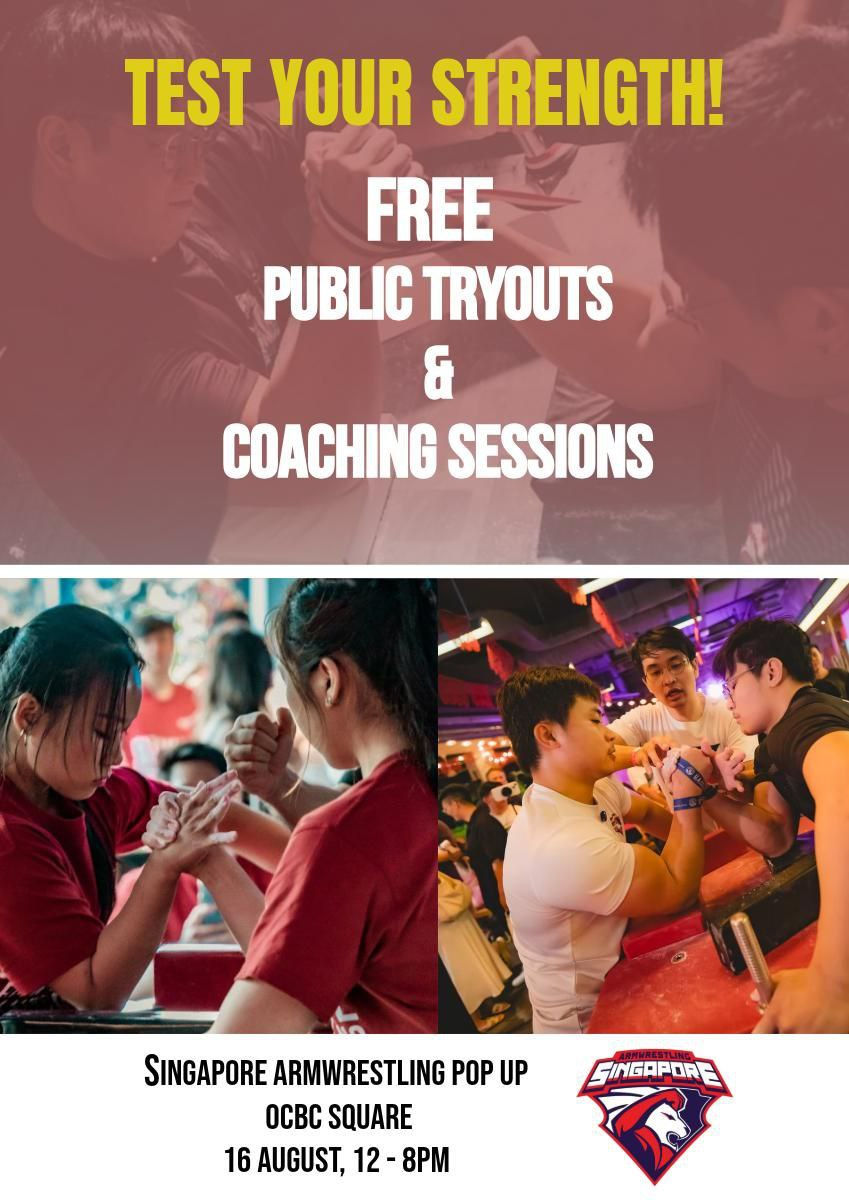 SINGAPORE ARMWRESTLING POP UP