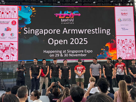 A Historic Occasion for the Singaporean Arm Wrestling Community