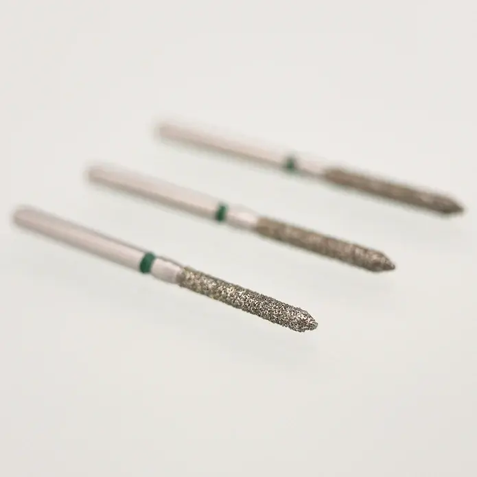 Thumbnail: Bevel Cylinder/Pointed Cylinder/Torpedo Cylinder Diamond Burs 10/pk 877-879