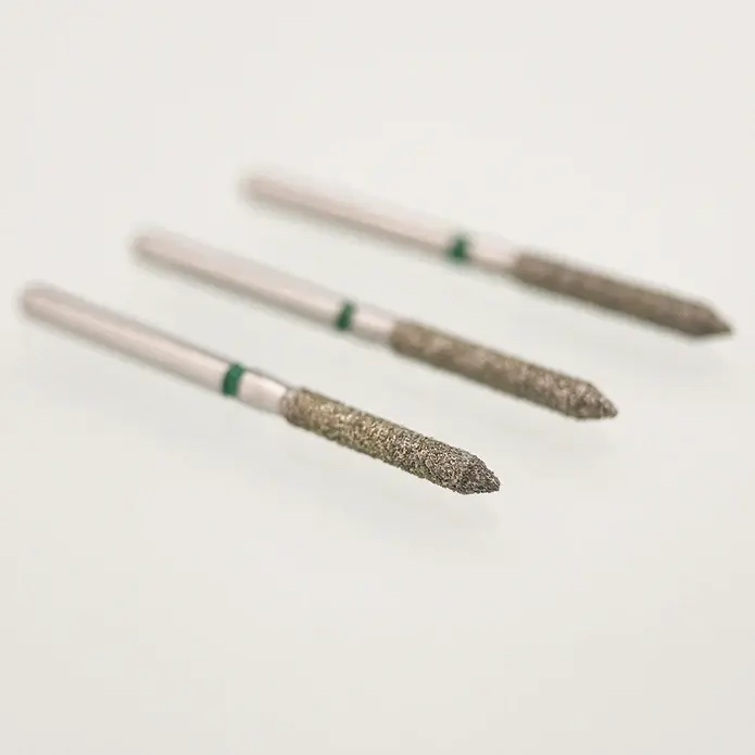 Thumbnail: Bevel Cylinder/Pointed Cylinder/Torpedo Cylinder Diamond Burs 10/pk 885-886