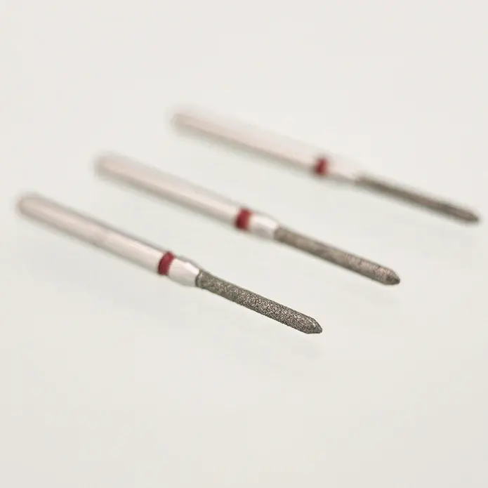 Thumbnail: Bevel Cylinder/Pointed Cylinder/Torpedo Cylinder Diamond Burs 10/pk 885-886