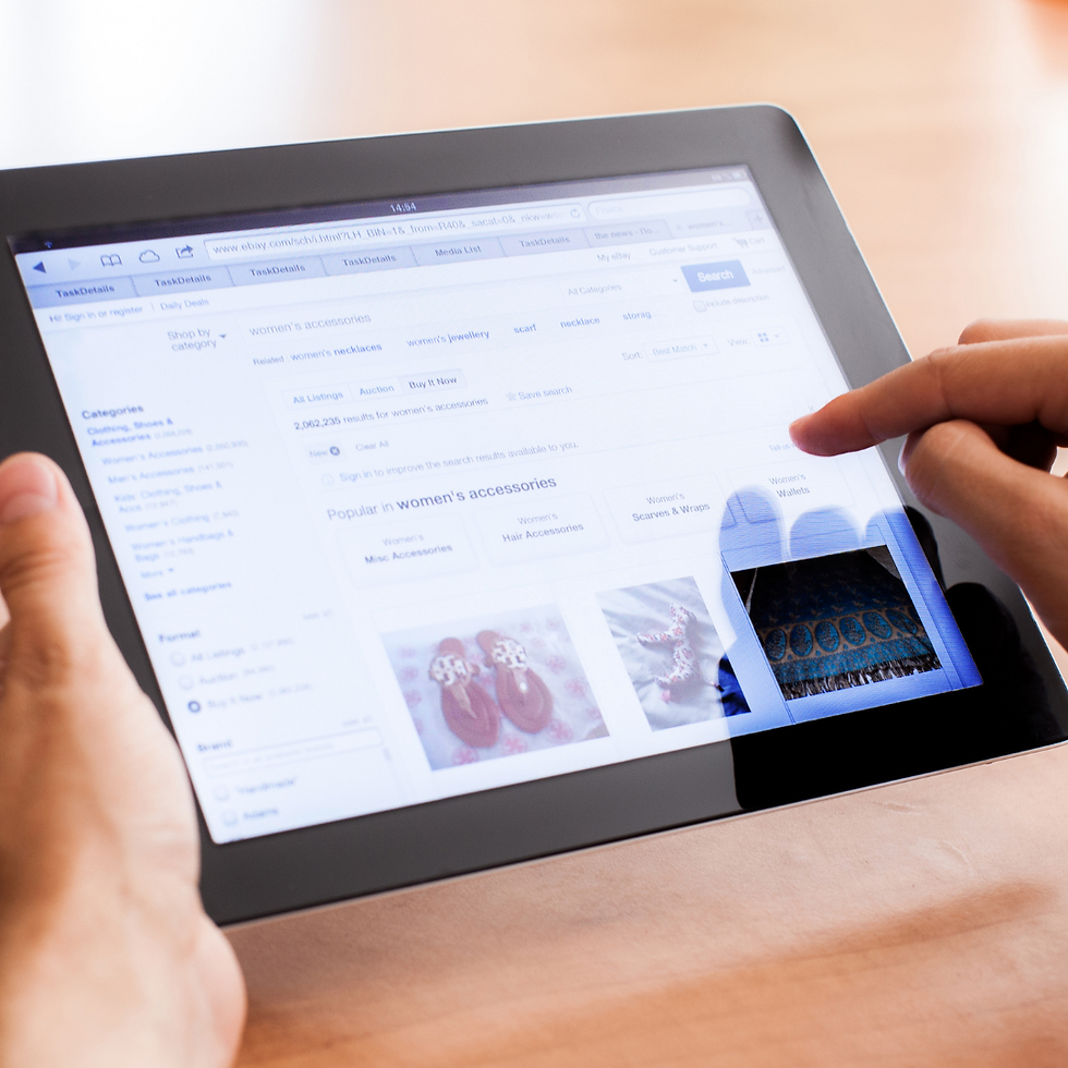 Screenshot of an eBay listing—showing how reselling items online can help you let go with less guilt.