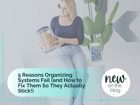 A pro organizer creating simple, functional systems in a pantry using bins, labels, and easy-to-maintain categories.