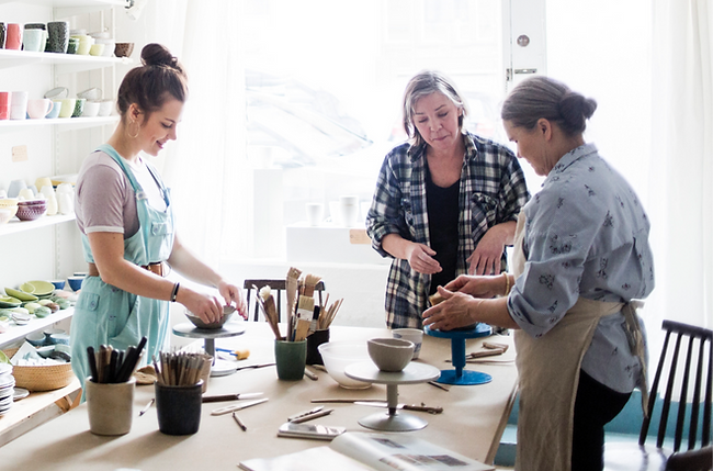 Gather with friends and family to create in a safe and welcoming environment