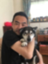 愛犬リュウ、黒柴15歳!