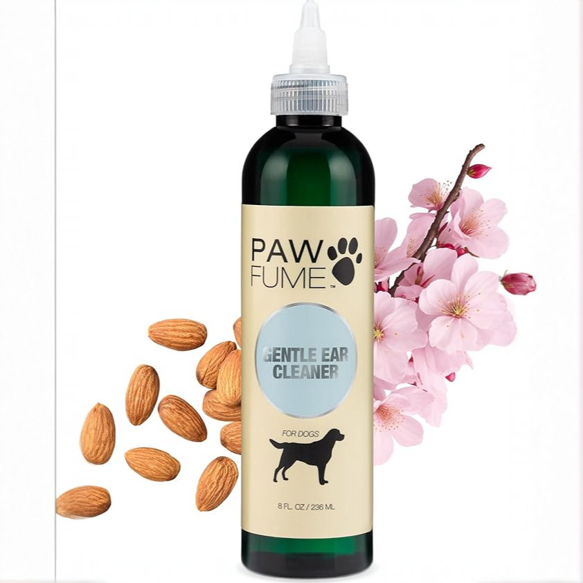 Pawfume gentle ear cleaner for dogs – natural dog ear cleaner solution – ear wax cleaner for dogs