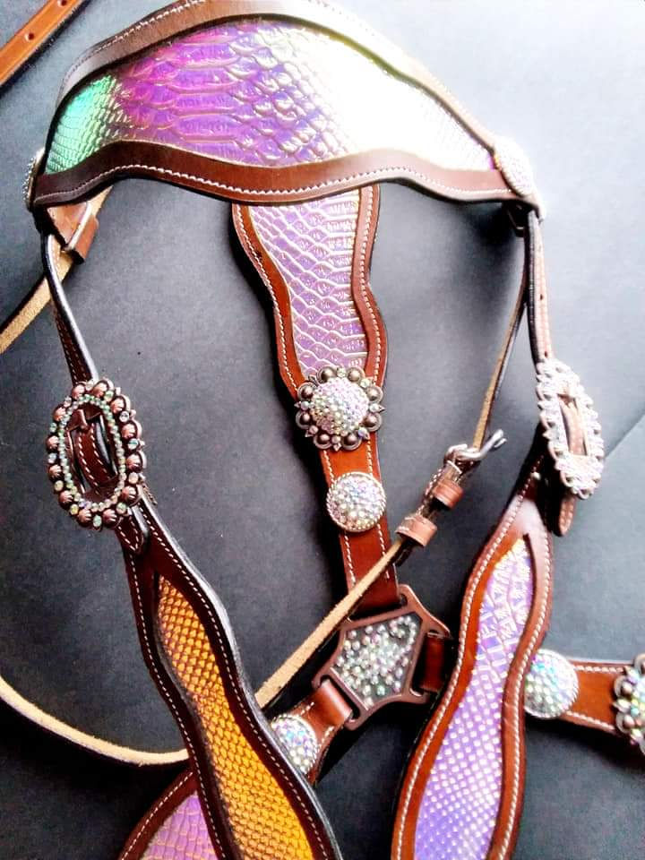 Thumbnail: Custom headstall set