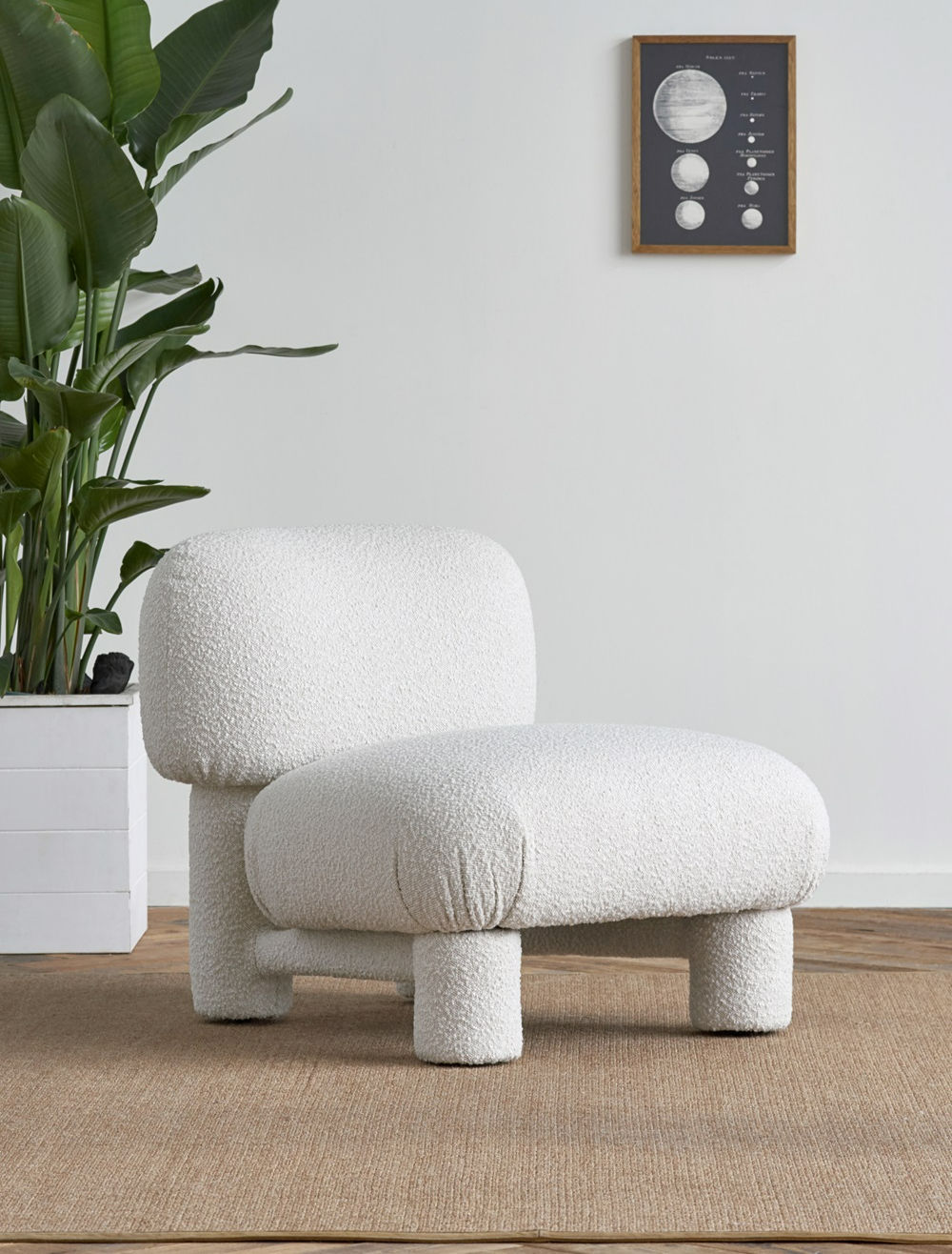 כורסה מודרנית ללא ידיות