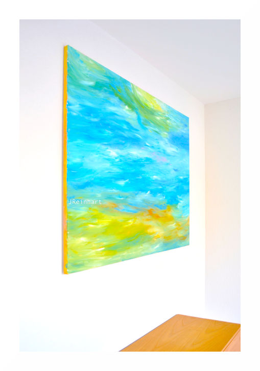 Sauvage, Reinhart Paints, Jeanine Reinhart, Oeuvre d'Art, Peinture, Acrylique sur Toile, Peinture Abstraite, Paysagisme Abstrait, Peinture Intuitive,