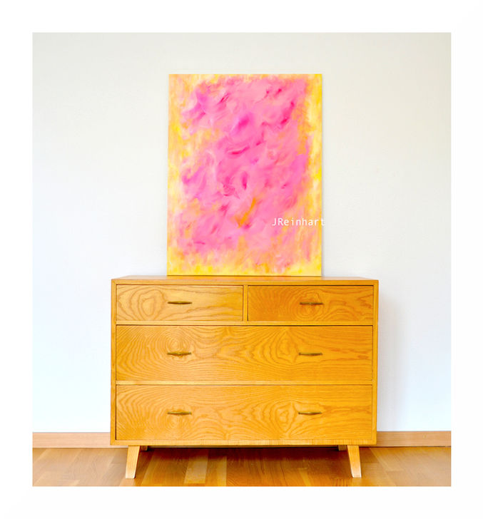 L'Illuminé, Reinhart Paints, Jeanine Reinhart, Oeuvre d'art, Peinture, Acrylique sur Toile, Peinture Abstraite, Peinture Intuitive,