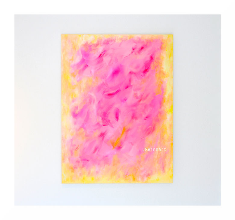 L'Illuminé, Reinhart Paints, Jeanine Reinhart, Oeuvre d'art, Peinture, Acrylique sur Toile, Peinture Abstraite, Peinture Intuitive,