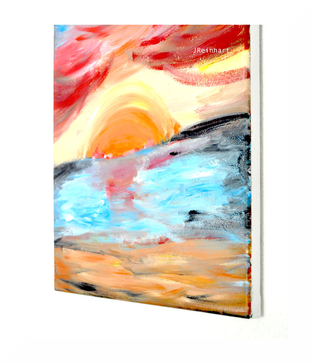 Clap de Fin, Détachement, Reinhart Paints, Jeanine Reinhart, Oeuvre d'Art, Peinture, Acrylique sur Toile, Peinture Abstraite, Paysagisme Abstrait, Peinture Intuitive, 