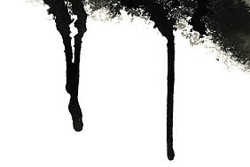 Abstract ink background. Marble style. Black paint stroke texture on white paper. Wallpape