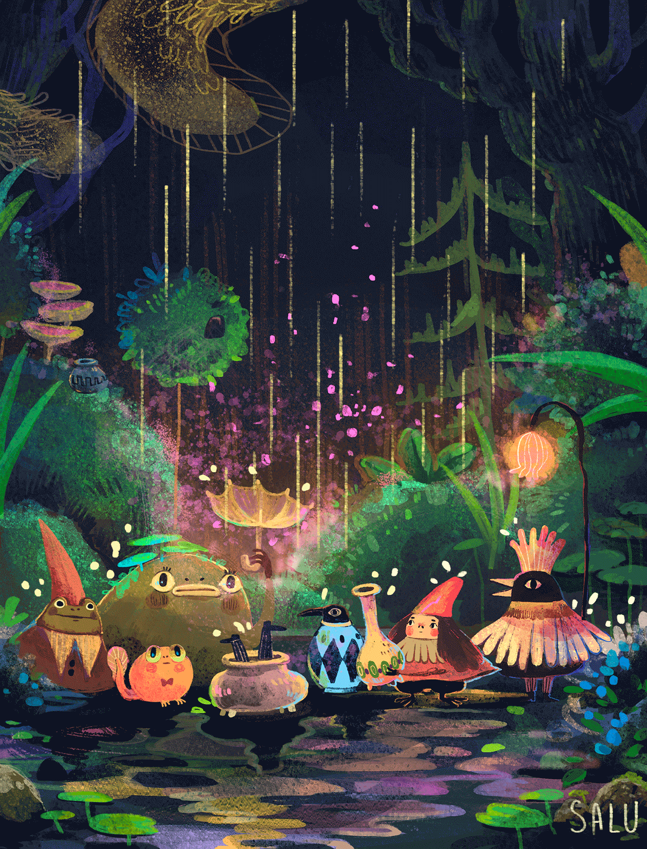 raining forest