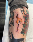 Match Tattoo by Stephanie Prescott-Flynn at Atomic Tattoo and Piercing.