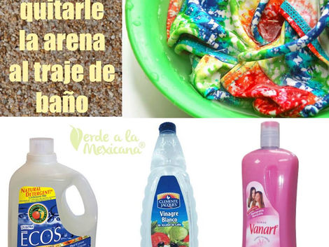 Cómo quitarle la arena al traje de baño
