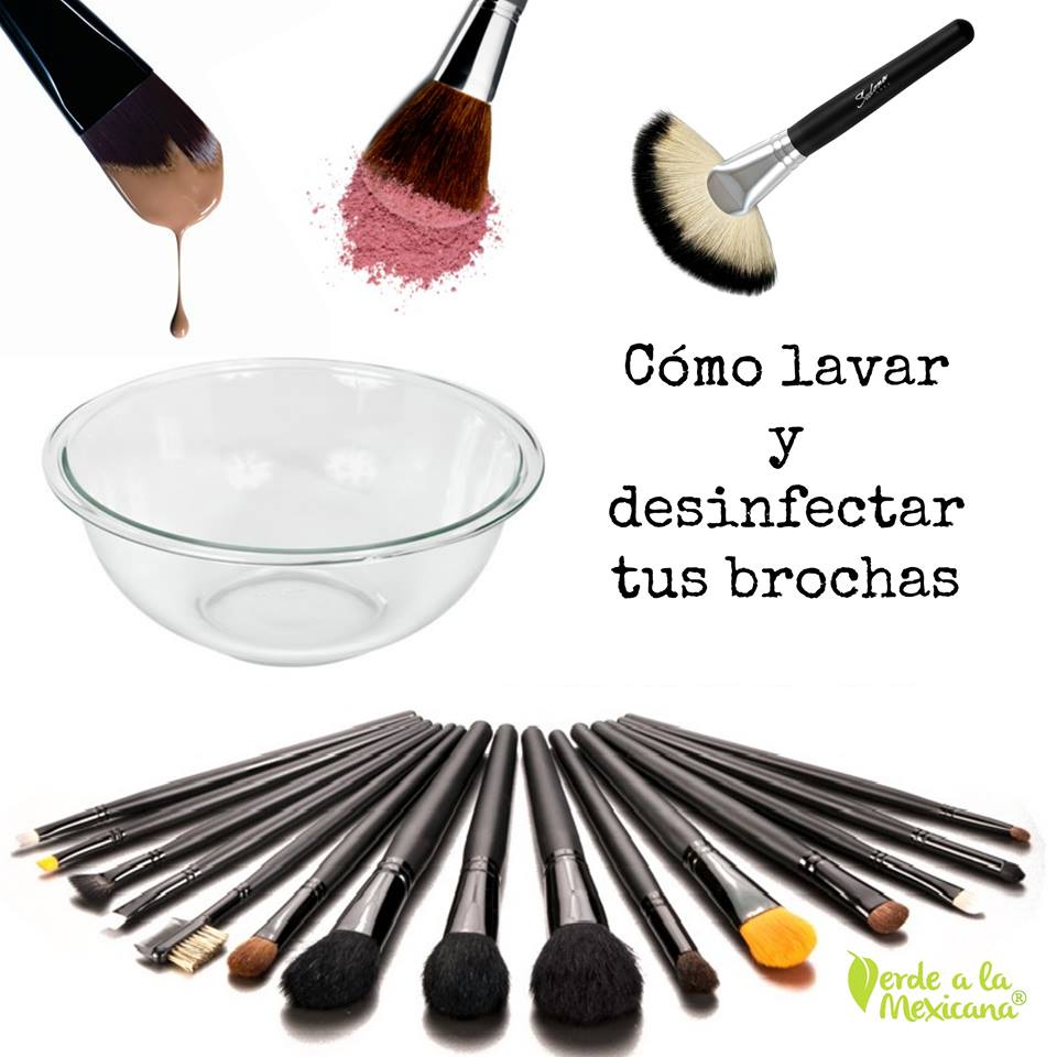como lavar y desinfectar las brochas