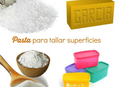Pasta para tallar superficies