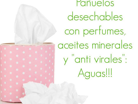 El peligro de los pañuelos desechables