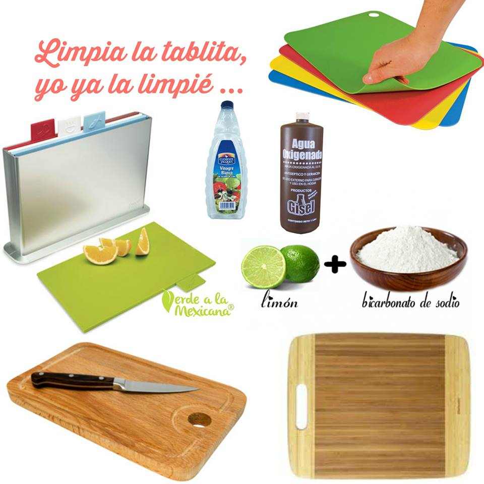 como limpiar la tabla de picar