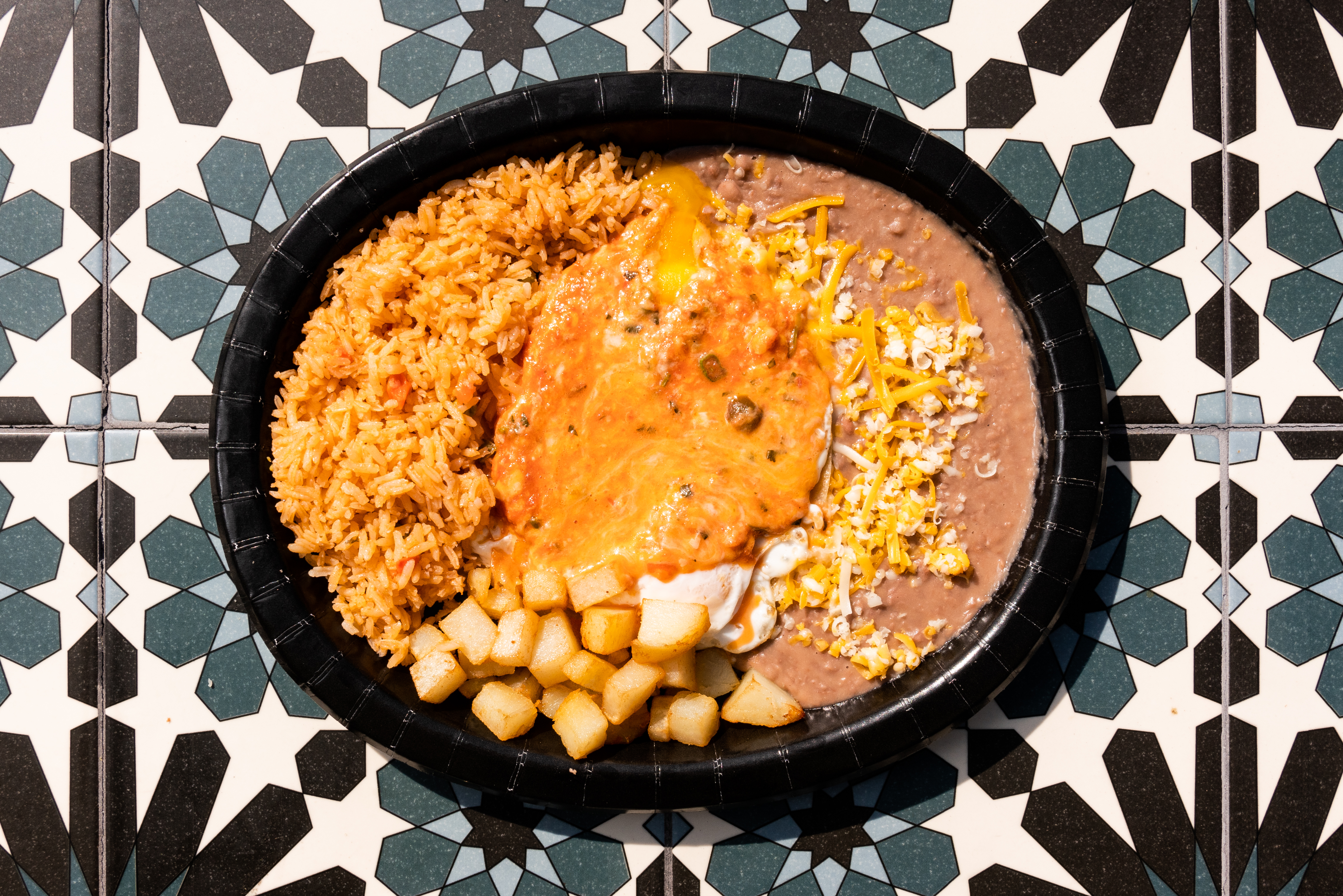 Arranged Food and Objects