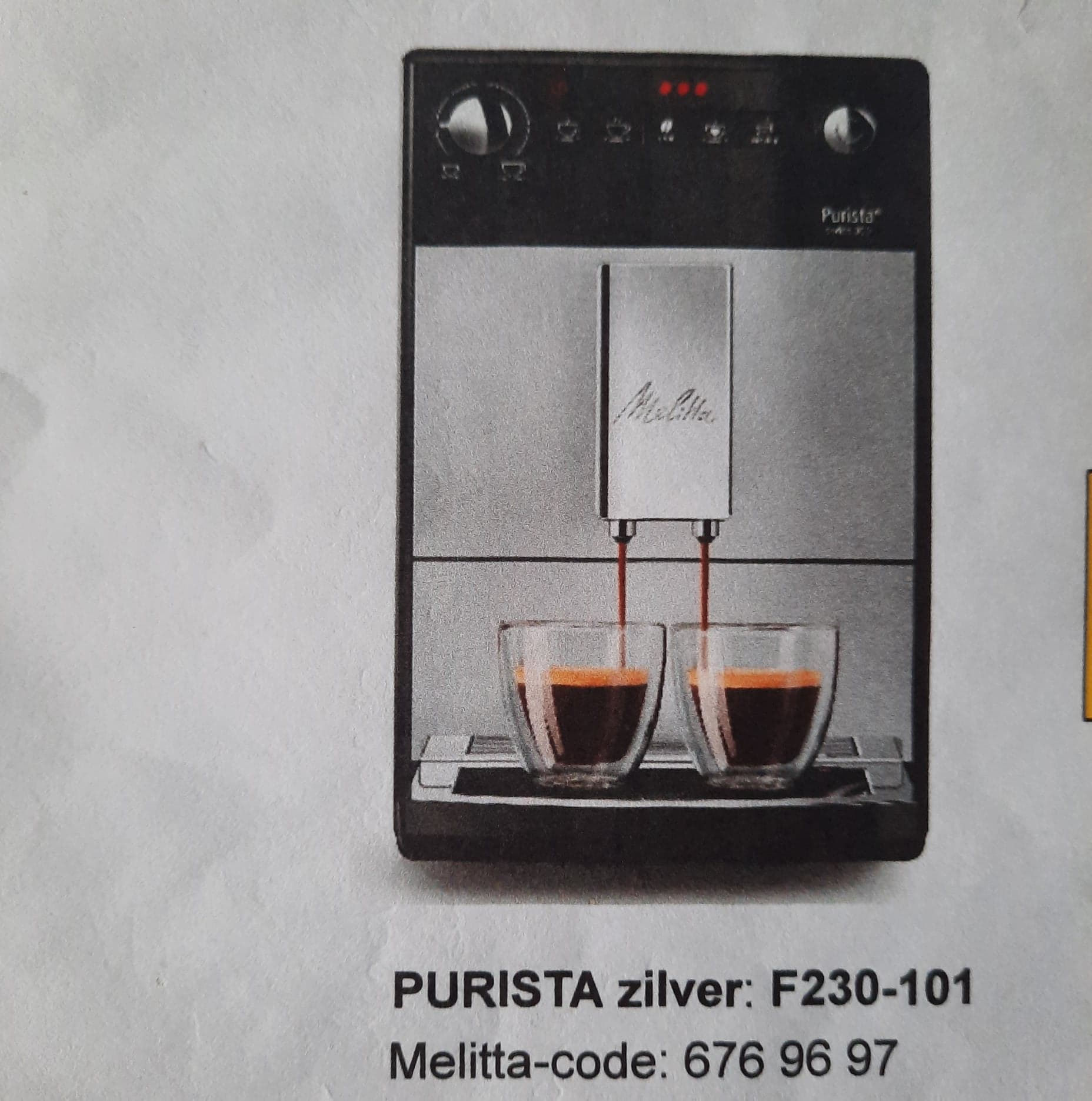 koffiemachine Purista