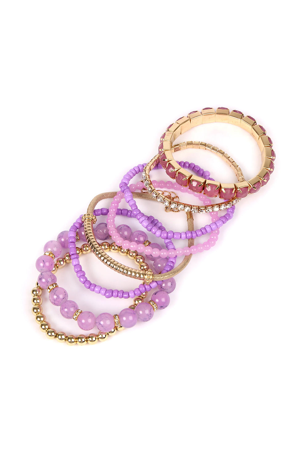 Thumbnail: Multicolor Bead Bracelet Set