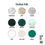 Прев'ю: Resin Dye Set #8, MALACHIT 9psc./set