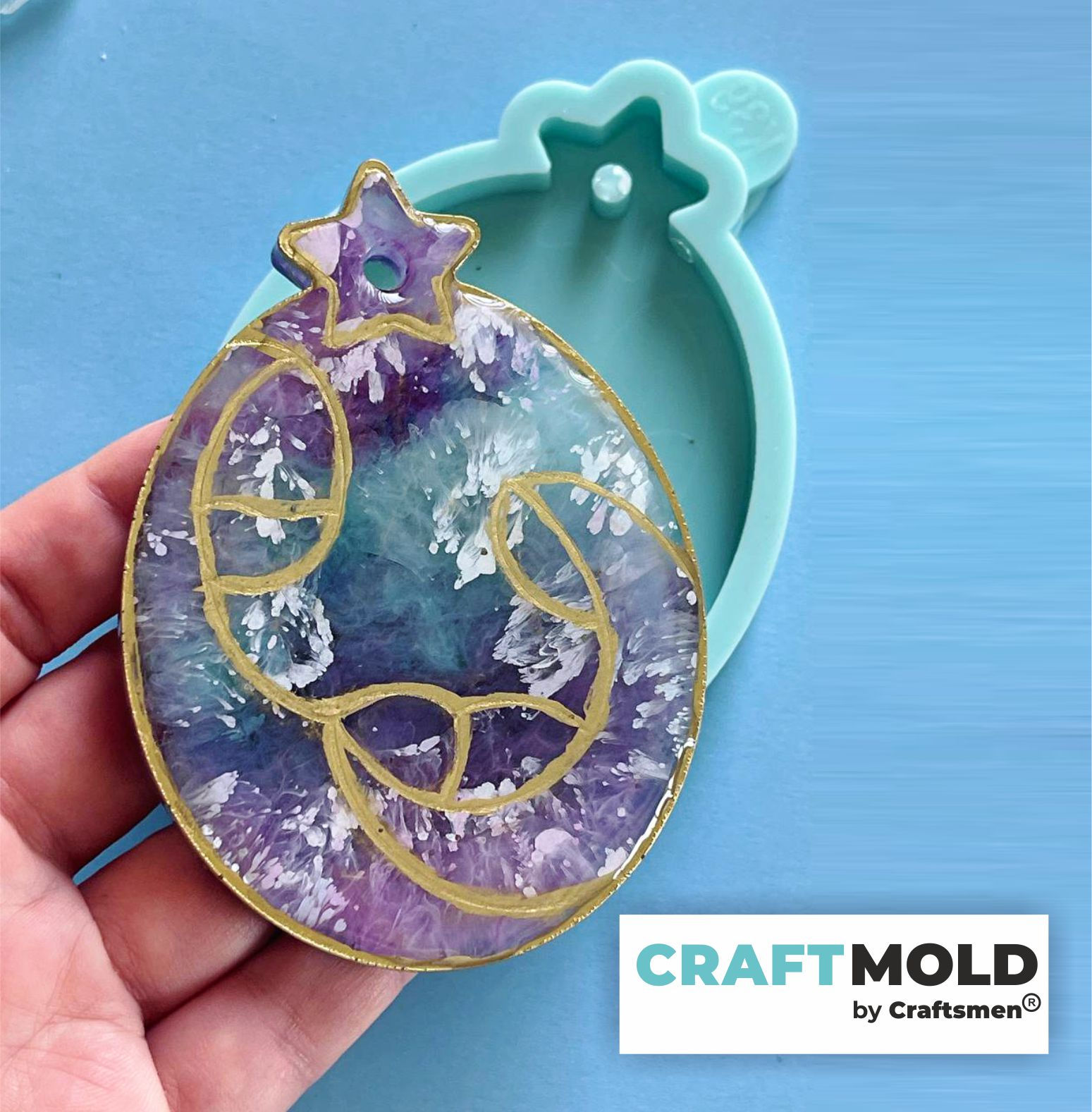 Модель K39 Силиконовый молд для саше "Святое семейство"