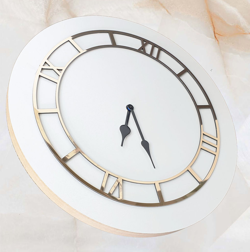 Зеркальный циферблат №1, римские цифры