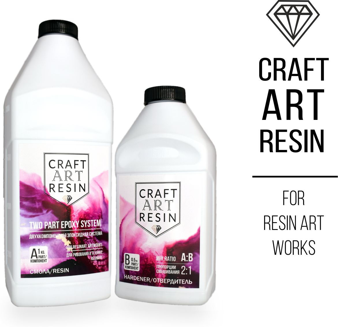 Craft Art Resin-Epoxy resin for resin art 1.5 kg