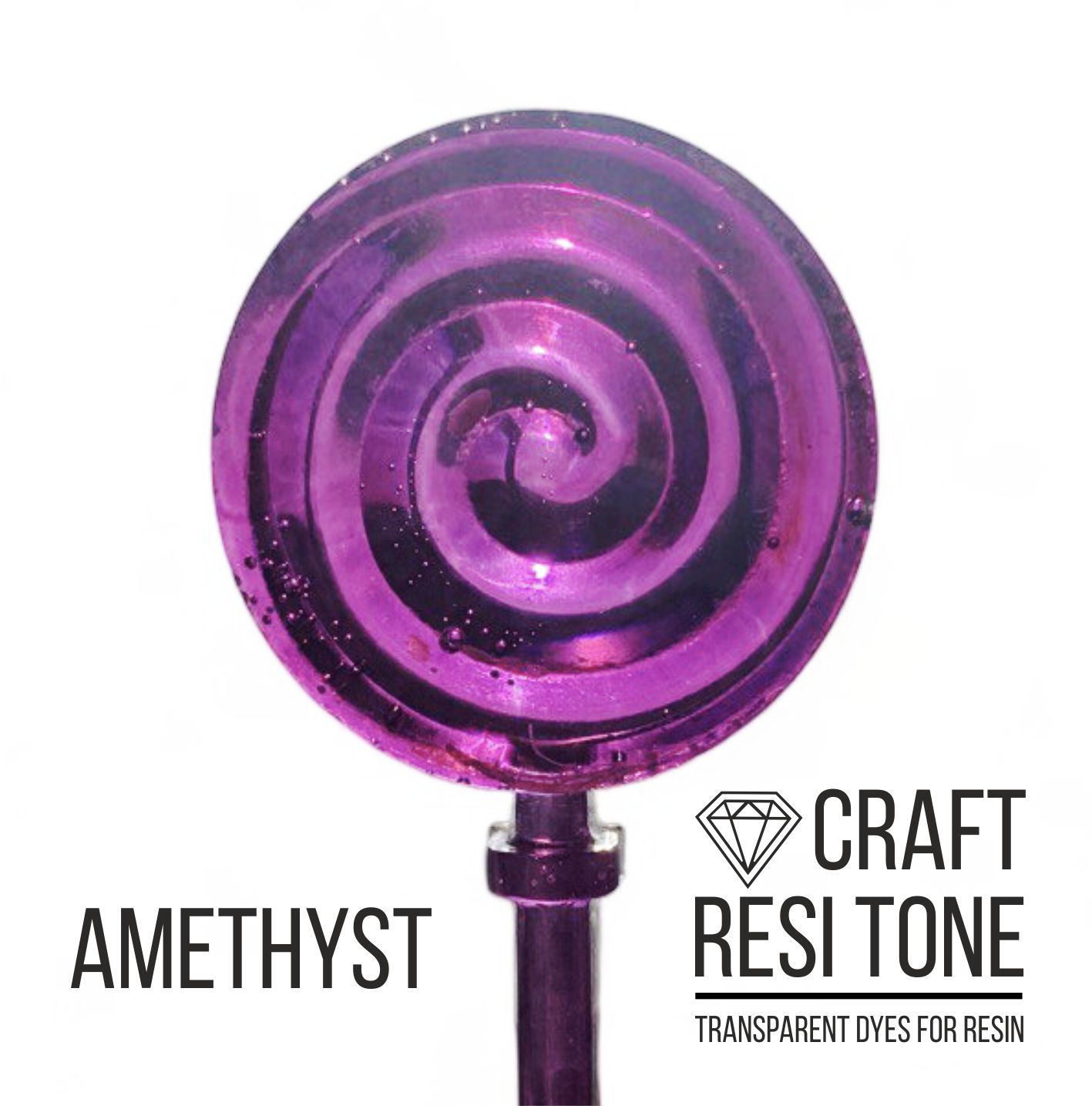 Transparent dye for resin CraftResinTone, Amethyst, 10ml
