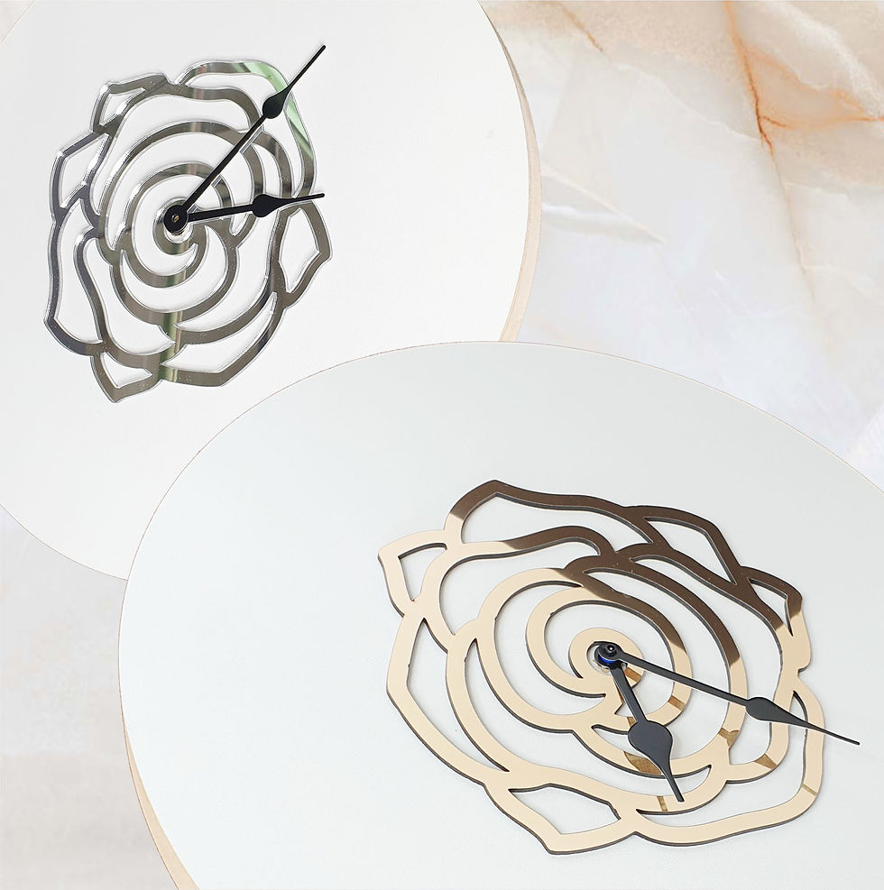 Зеркальная накладка №3, роза