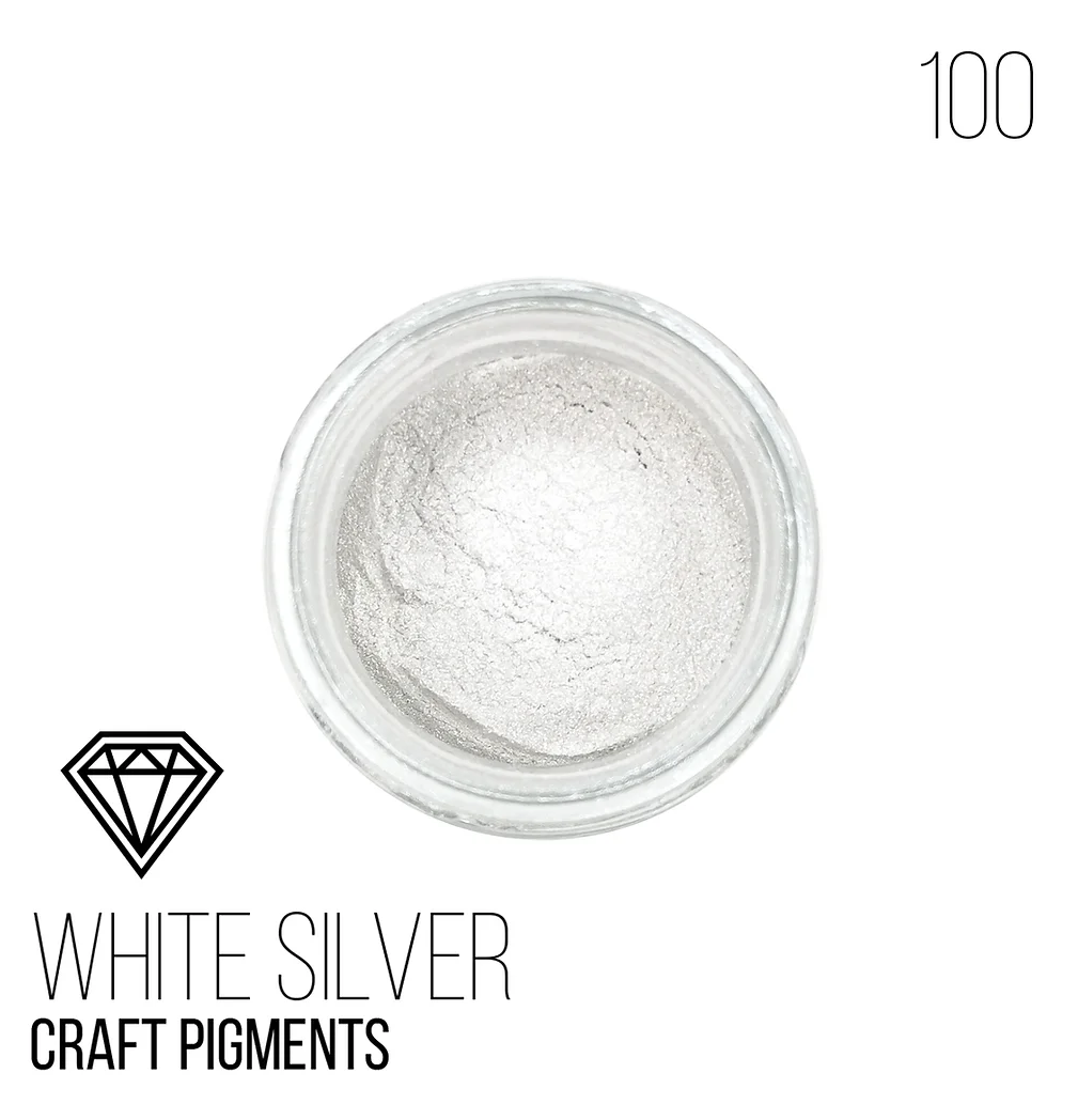 Craft pigment, White Silver