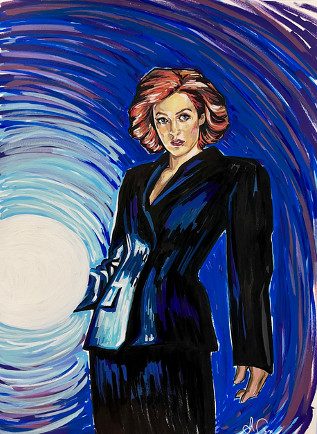 Dana Scully
Acrylic markers on sketchbook