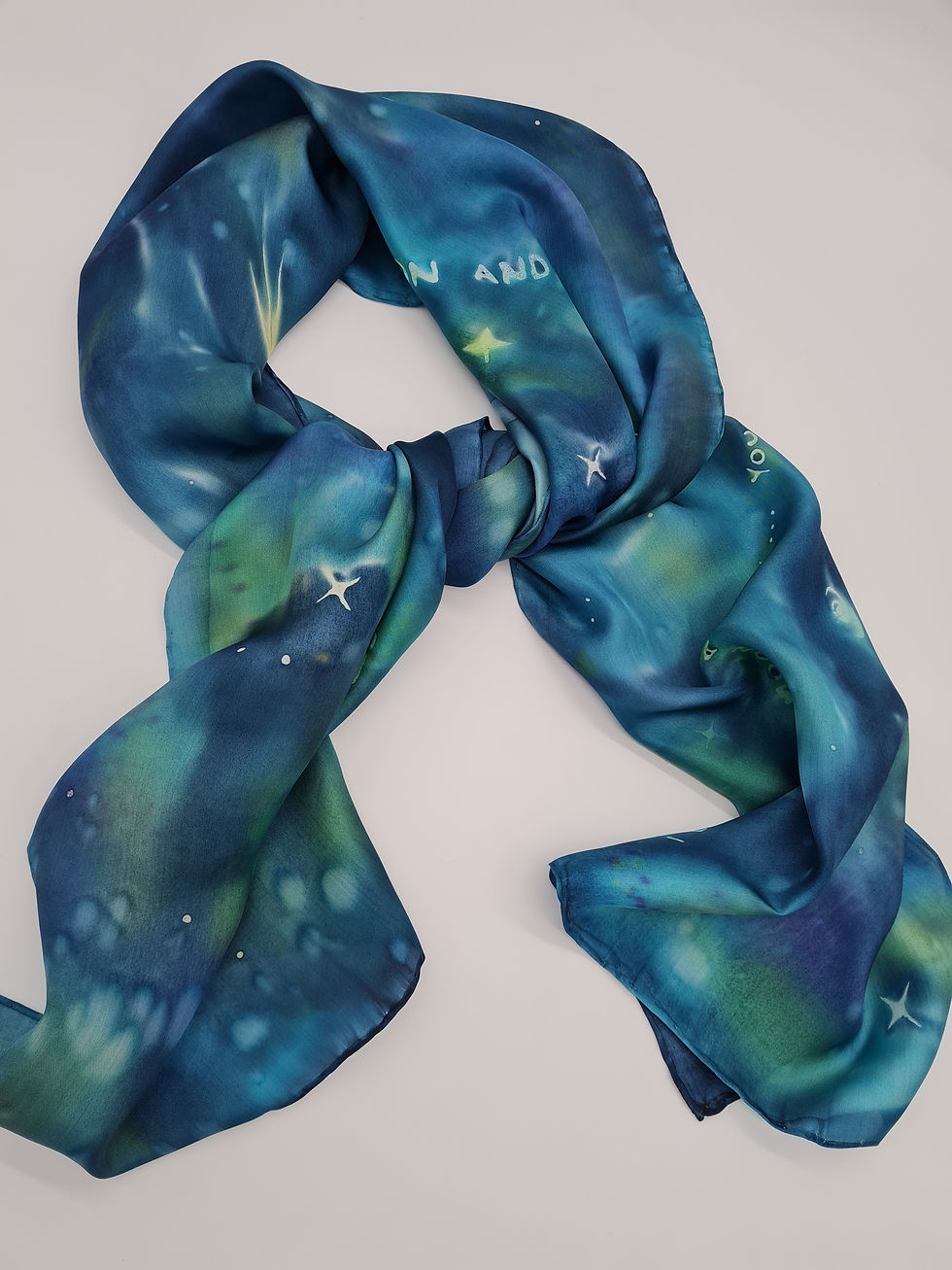 Thumbnail: Long scarf - Galaxy "You are my universe"