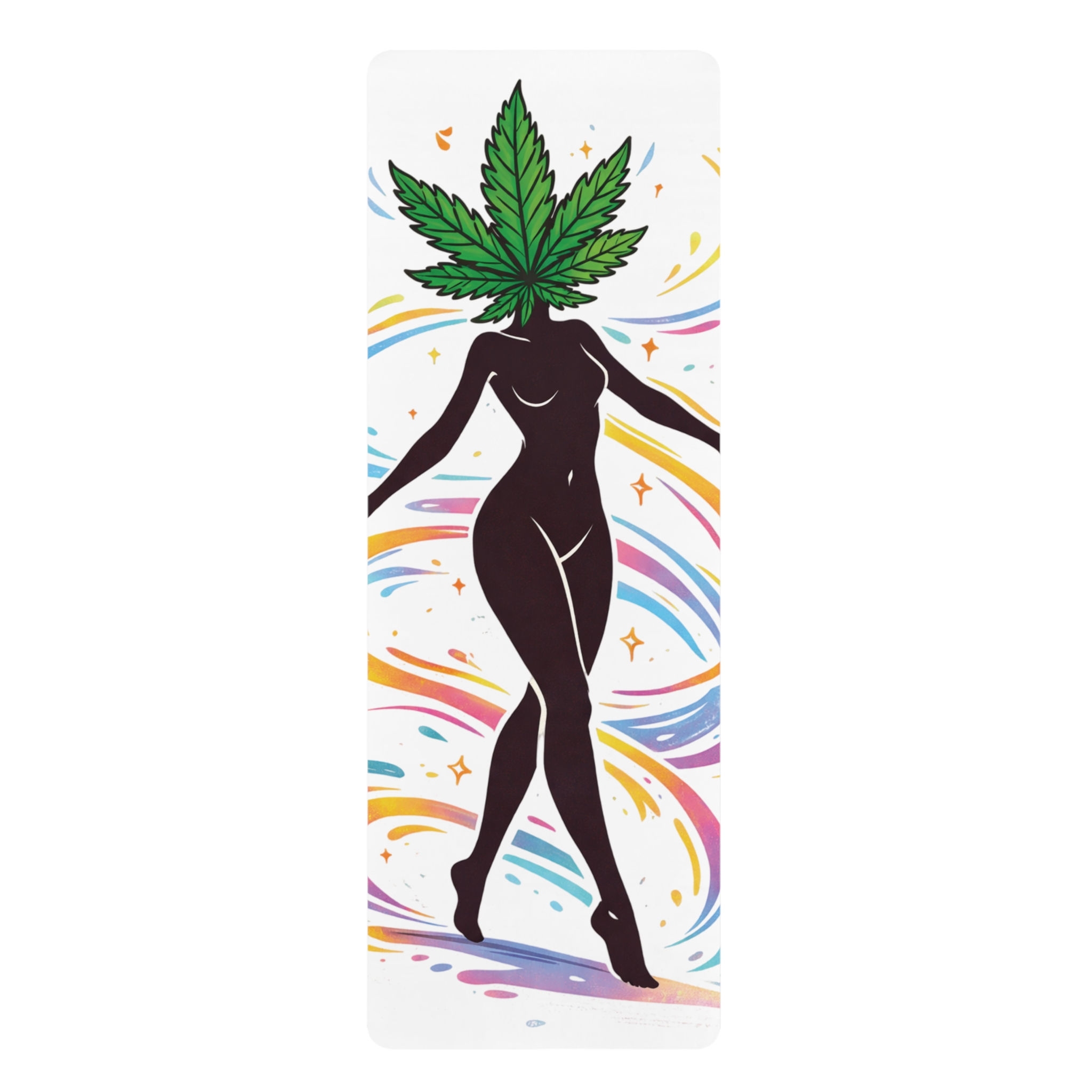 Northwoods 'Nude Lady' Rubber Yoga Mat — Shilett Pot Art
