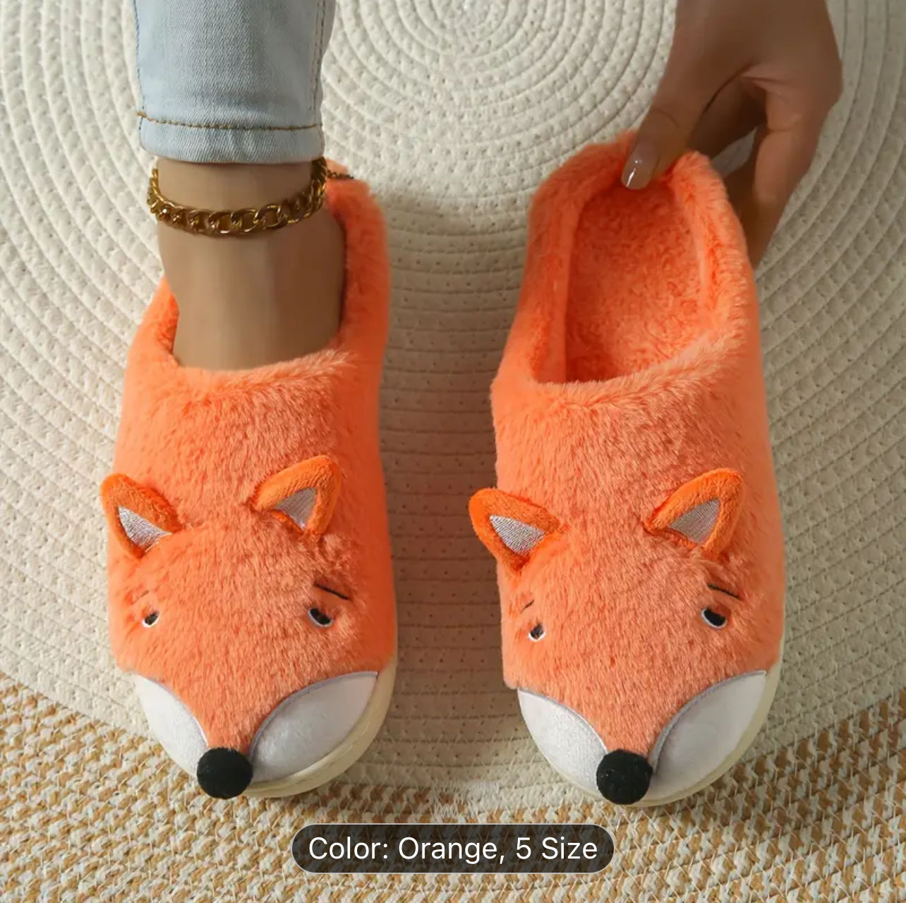 Fox slippers