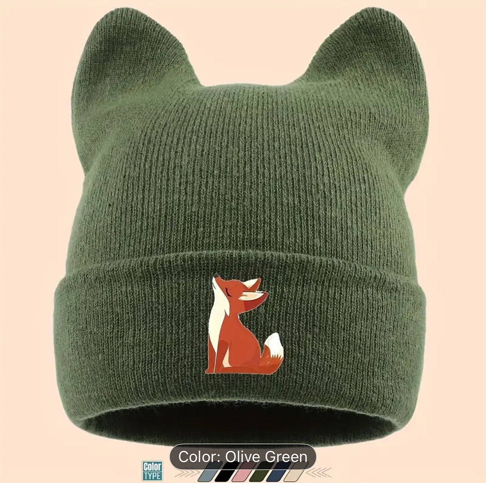 Thumbnail: Fox hat with ears!