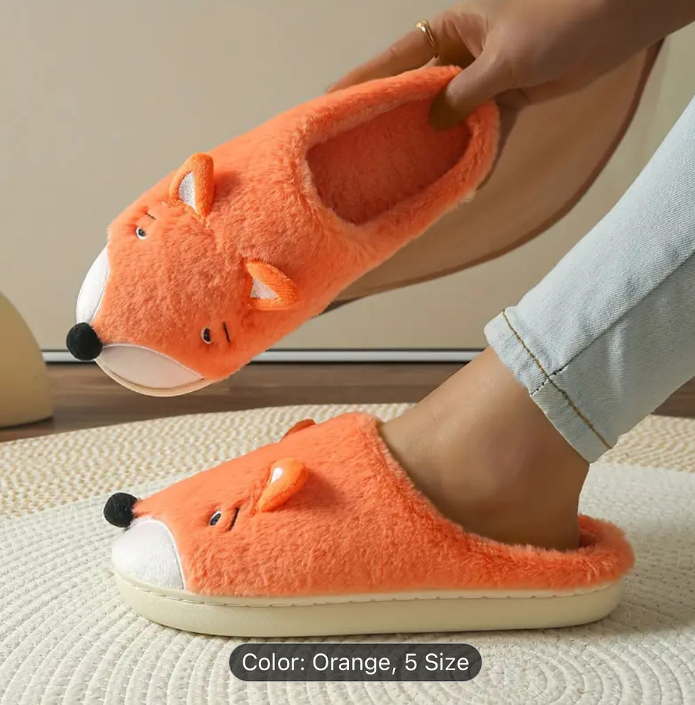 Thumbnail: Fox slippers