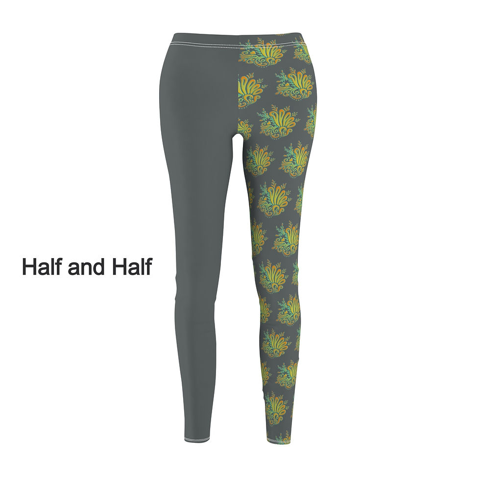 Thumbnail: Leggings: Design 001 Orange Gradient