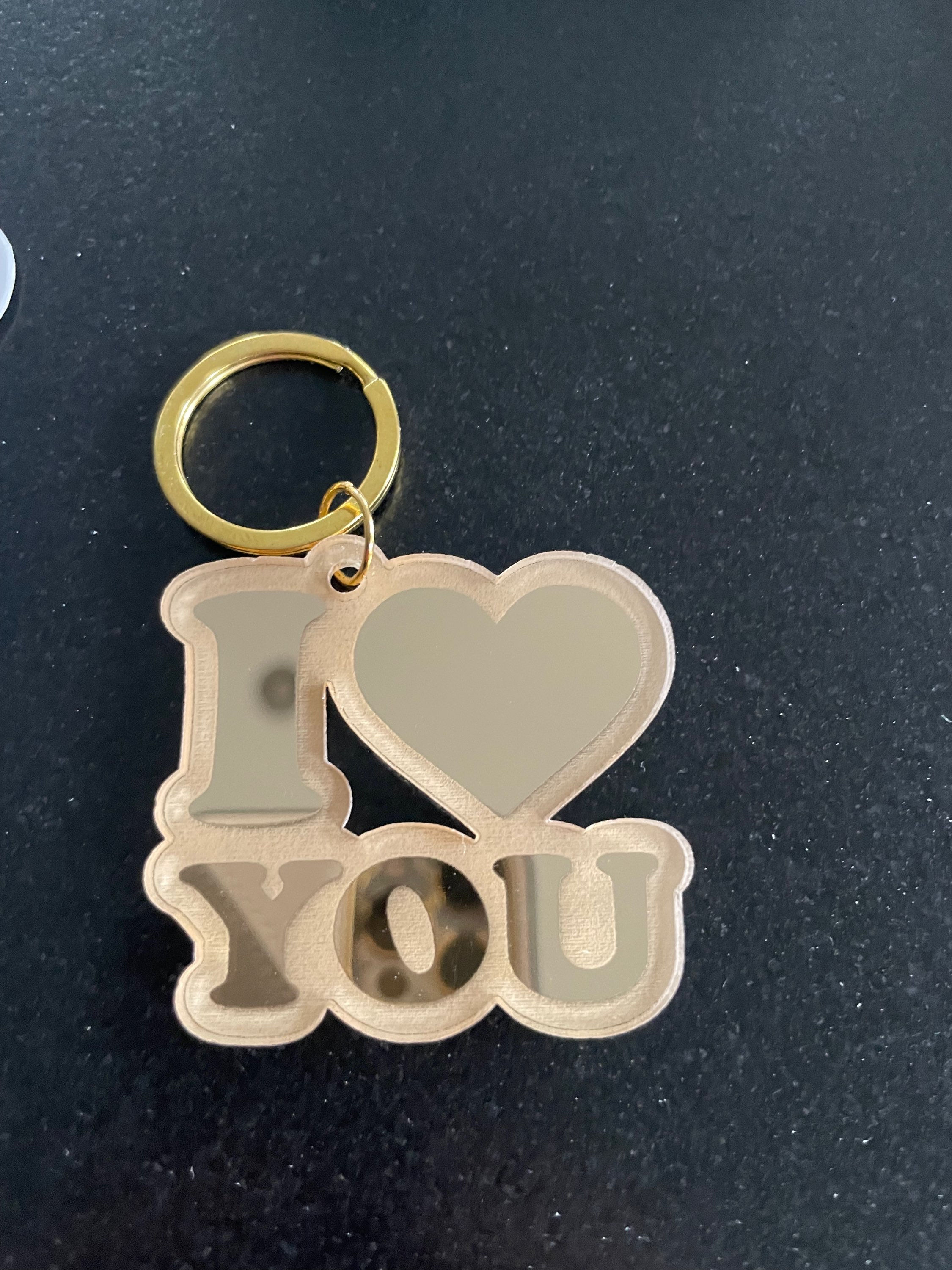 Sleutelhanger   “ I 🤍 you”