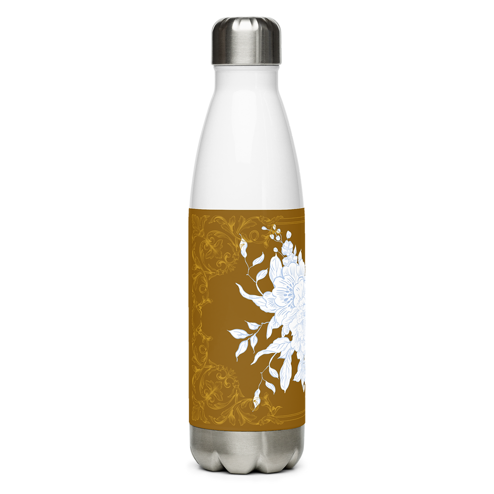 Thumbnail: Victorian Bloom Stainless Steel Water Bottle